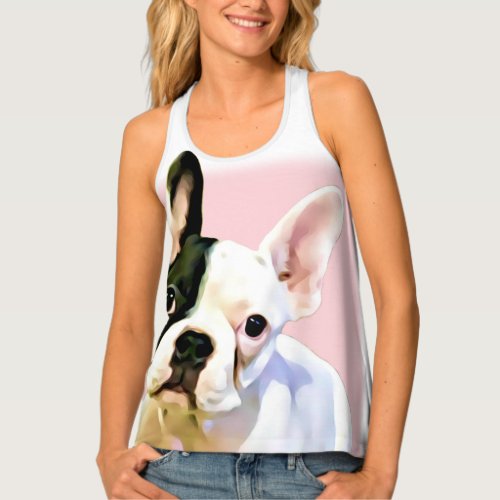 French Bulldog T_shirt  All_Over Print Tank