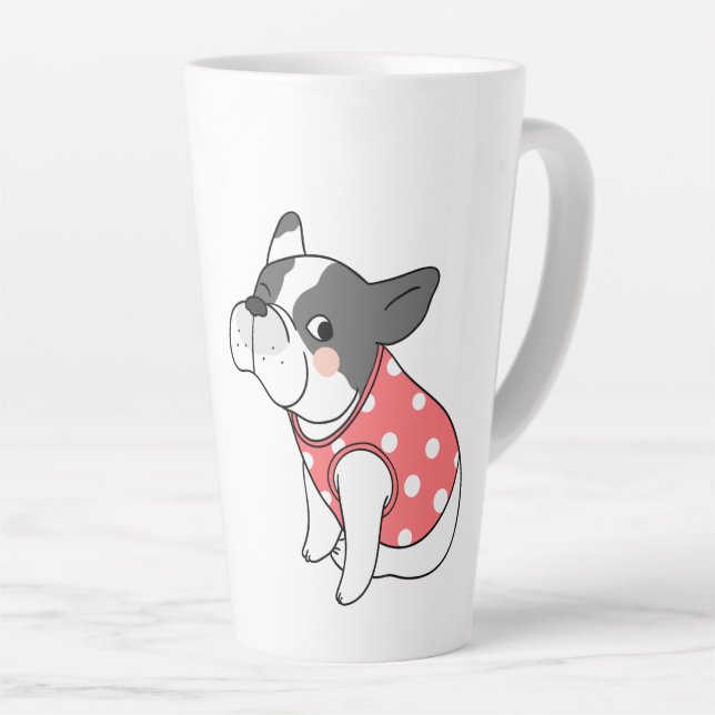 French Bulldog Tall Mug (Right Angle)
