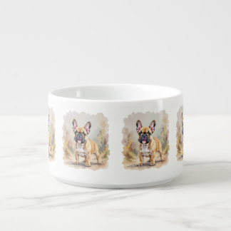 French Bulldog Tan Fawn-Colored Cute Frenchie Dog Bowl