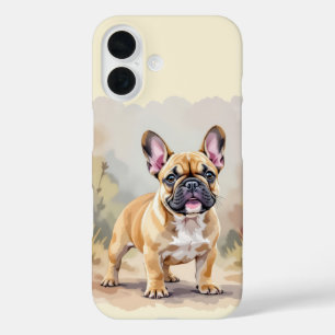 French Bulldog Tan Fawn-Colored Cute Frenchie Dog iPhone 16 Case