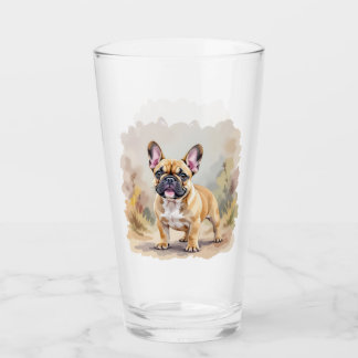 French Bulldog Tan Fawn-Colored Cute Frenchie Dog Glass