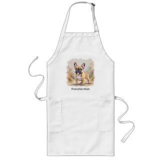 French Bulldog Tan Fawn-Colored Cute Frenchie Dog Long Apron