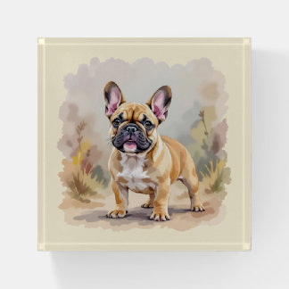French Bulldog Tan Fawn-Colored Cute Frenchie Dog Paperweight