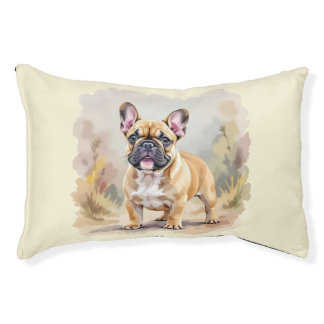 French Bulldog Tan Fawn-Colored Cute Frenchie Dog Pet Bed