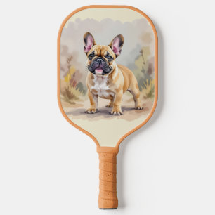 French Bulldog Tan Fawn-Colored Cute Frenchie Dog Pickleball Paddle