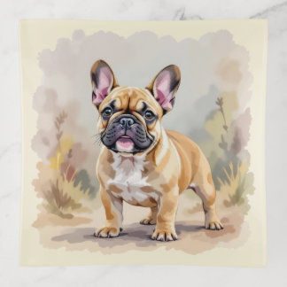 French Bulldog Tan Fawn-Colored Cute Frenchie Dog Trinket Tray