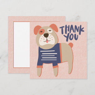 French Bulldog Thank You Card