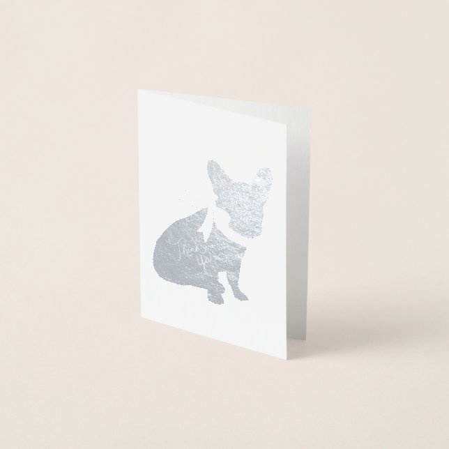 French Bulldog Thank You Cards (Front)