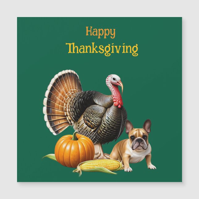 French Bulldog Thanksgiving French Bulldog (Front)