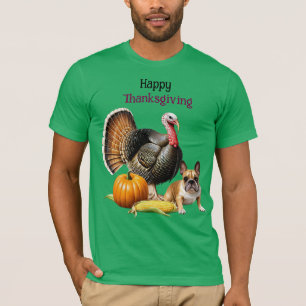 French Bulldog Thanksgiving French Bulldog T-Shirt