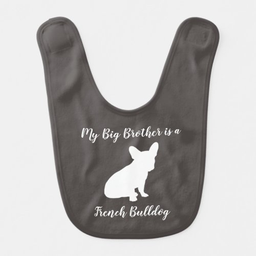 French Bulldog Theme Party _ Baby Shower Neutral Baby Bib
