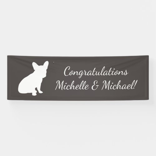 French Bulldog Theme Party _ Baby Shower Neutral Banner