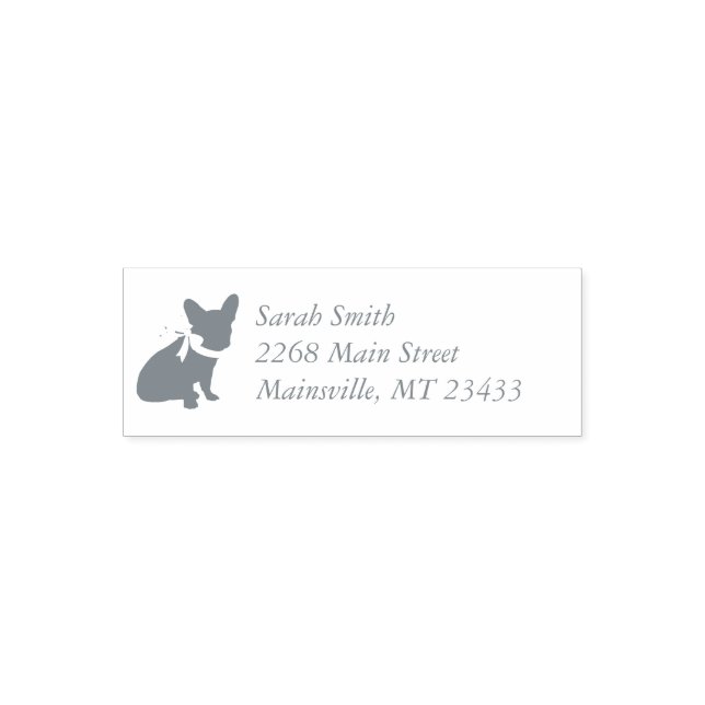 French Bulldog Theme Party - Baby Shower Neutral Self-inking Stamp (Design)
