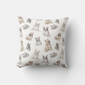 French Bulldog Throw Pillow