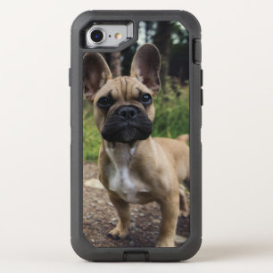 French Bulldog Throw Pillow OtterBox Defender iPhone SE/8/7 Case