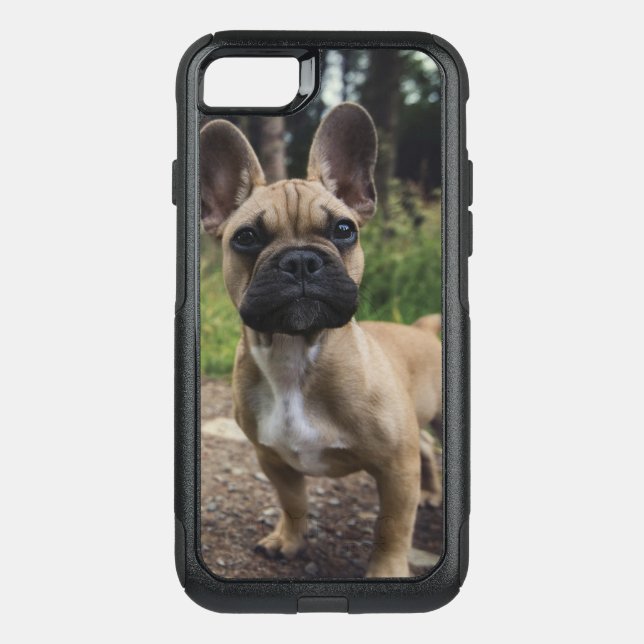 French Bulldog Throw Pillow Otterbox iPhone Case (Back)