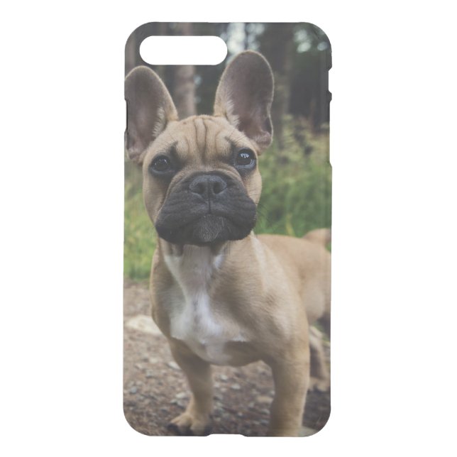 French Bulldog Throw Pillow Uncommon iPhone Case (Back)