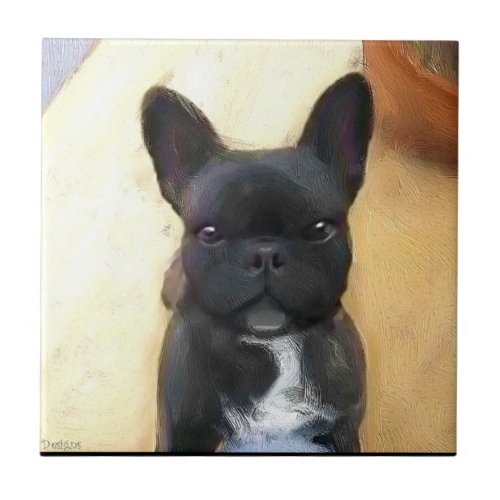 French Bulldog Tile