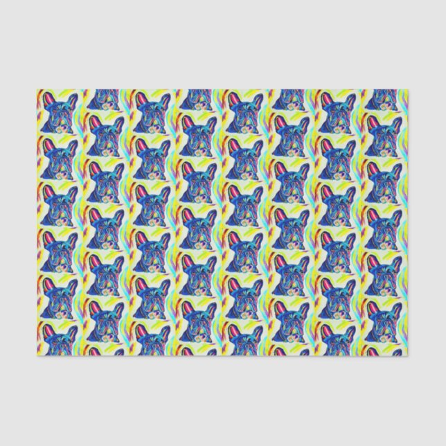 French Bulldog Tissue Paper (Front)
