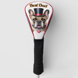 French Bulldog Top Hat French Bulldog  Golf Head Cover