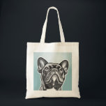 French bulldog tote bag<br><div class="desc">Digital painting</div>