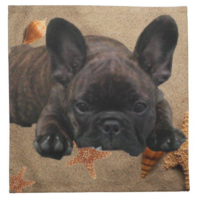 French Bulldog Towel Napkin (Front)