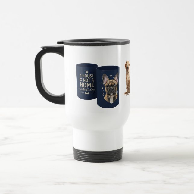 French Bulldog Travel Mug –  (Left)
