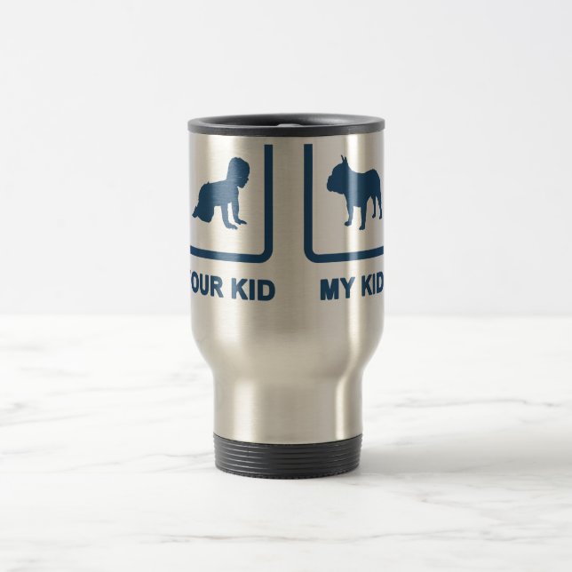 French Bulldog Travel Mug (Center)