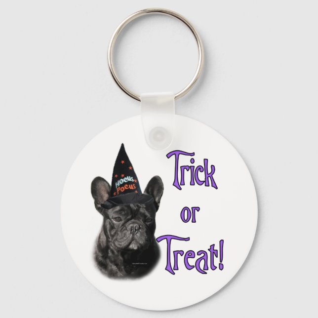 French Bulldog Trick Keychain (Front)