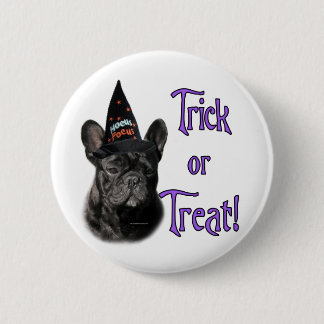 French Bulldog Trick Pinback Button