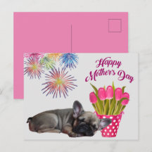 French Bulldog Tulips French Bulldog