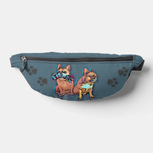 French Bulldog two friends French Bulldog Fanny Pack