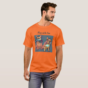French Bulldog two friends French Bulldog T-Shirt