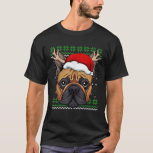 French Bulldog Ugly Christmas Pajama Cute Dog Antl T-Shirt