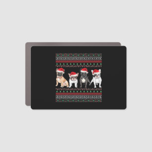 French Bulldog Ugly Christmas Sweater Essential T- Car Magnet