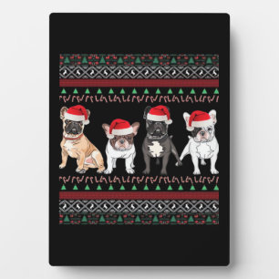 French Bulldog Ugly Christmas Sweater Essential T- Plaque