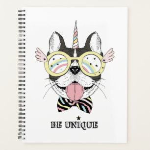 French Bulldog Unicorn Planner