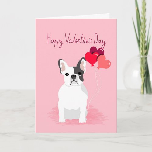 French Bulldog Valentines Card