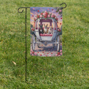 French Bulldog Valentine's Day  Garden Flag