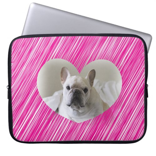 French Bulldog Valentines Day Laptop Sleeves