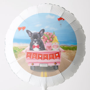 French Bulldog Valentine's Day Truck Balloon