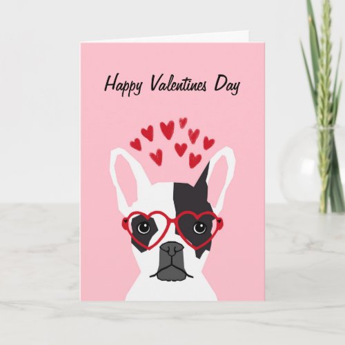 French Bulldog Valentines Love Card
