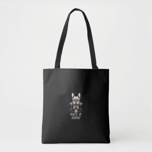 French Bulldog Vampire Gothic Frenchie Funny Hallo Tote Bag