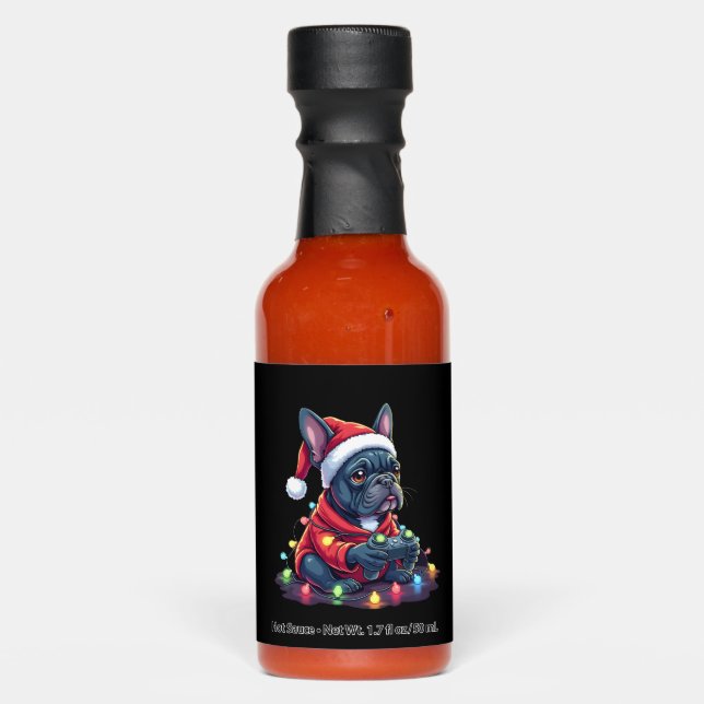 French Bulldog Video Game Controller Light Snow Sa Hot Sauces (Front)