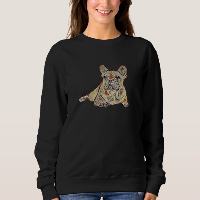 French Bulldog Vintage Sweatshirt (Front)