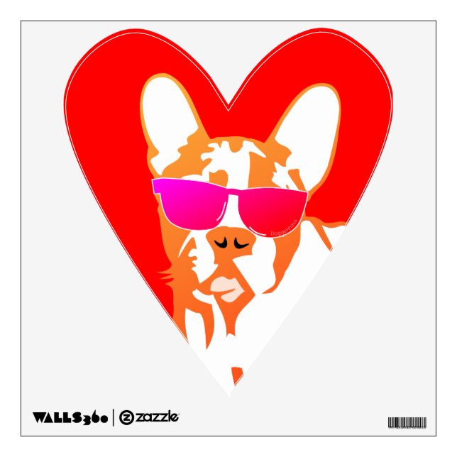 French Bulldog Walldecal Wall Decal (Front)