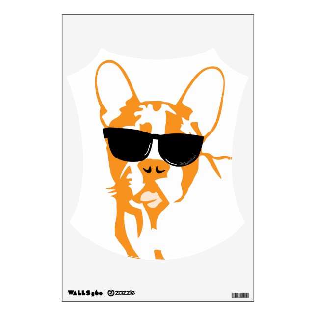 French Bulldog Walldecal Wall Sticker (Front)