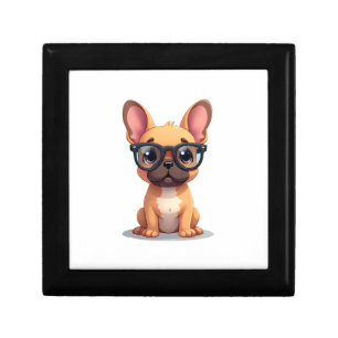 French Bulldog Wearing Glasses Copy Gift Box