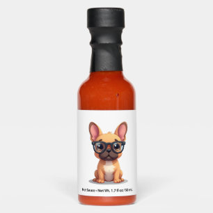 French Bulldog Wearing Glasses Copy Hot Sauces