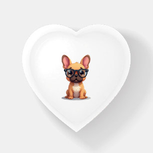 French Bulldog Wearing Glasses Copy Paperweight